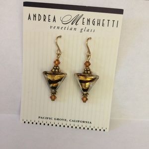 Andrea Menghetti Hand Blown Venetian Glass Earring